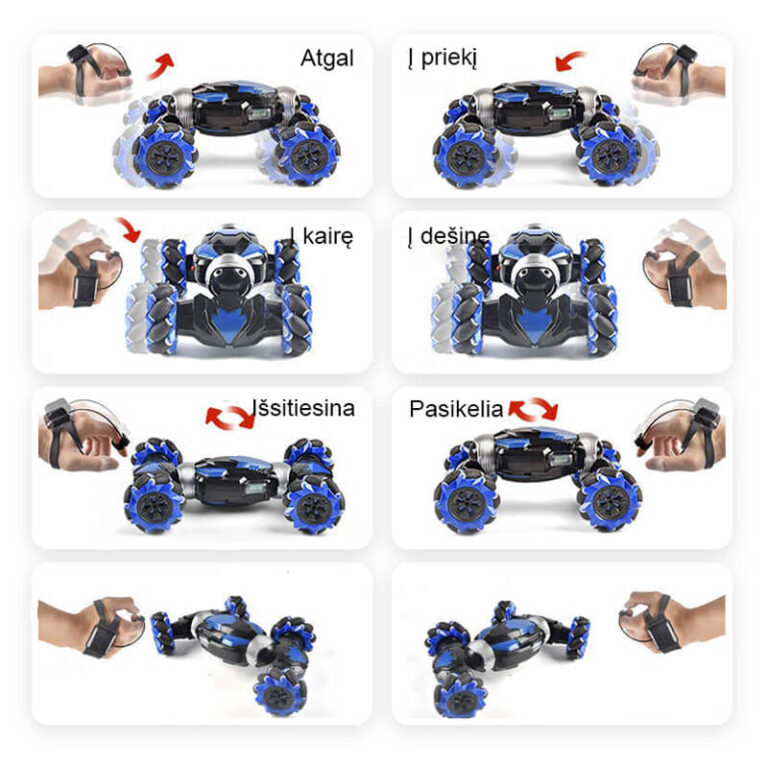 Внедорожный радиоуправляемый автомобиль с управлением жестами руки Užsisakykite Trendai.lt 7