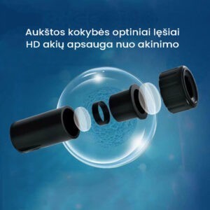 Инновационный портативный мини-микроскоп для детей со светодиодной подсветкой. Užsisakykite Trendai.lt 23