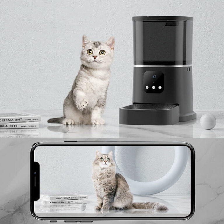 Автоматическая умная кормушка для домашних животных с Wi-Fi и видеокамерой Užsisakykite Trendai.lt 6