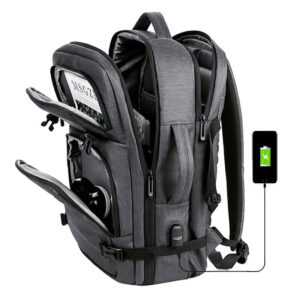 Многофункциональный водонепроницаемый рюкзак с USB-подключением. Užsisakykite Trendai.lt 15