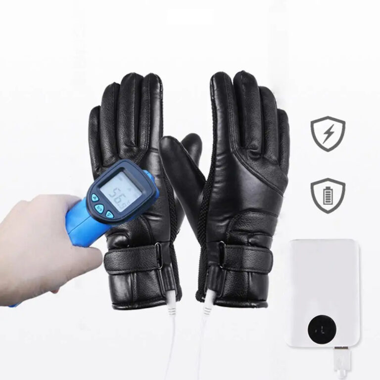 Кожаные перчатки с электрическим подогревом Užsisakykite Trendai.lt 11