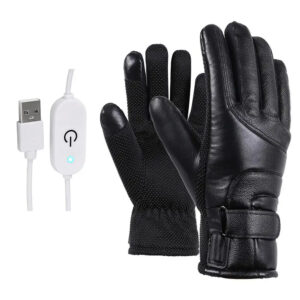 Кожаные перчатки с электрическим подогревом Užsisakykite Trendai.lt 23