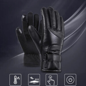 Кожаные перчатки с электрическим подогревом Užsisakykite Trendai.lt 14