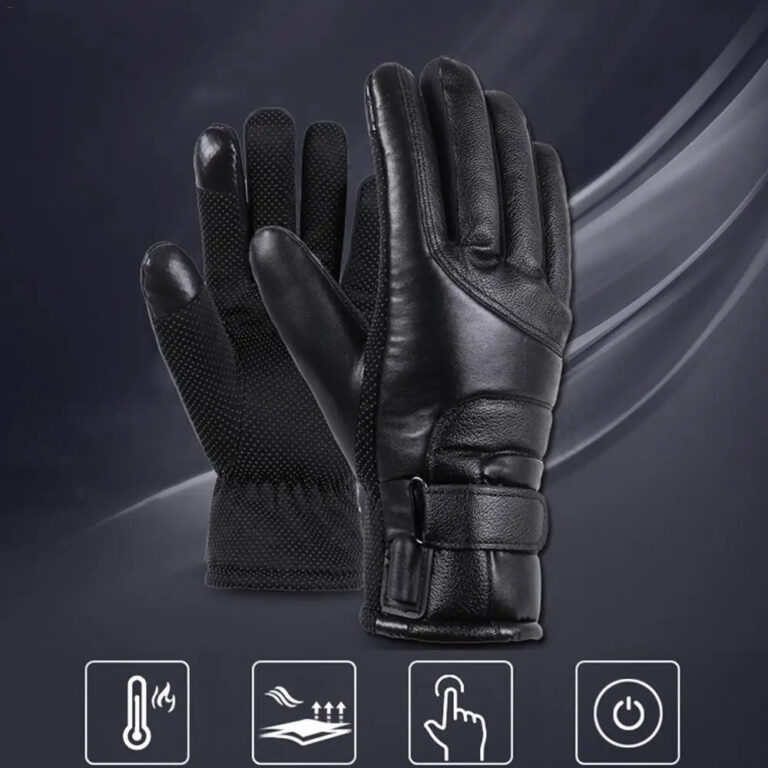 Кожаные перчатки с электрическим подогревом Užsisakykite Trendai.lt 4