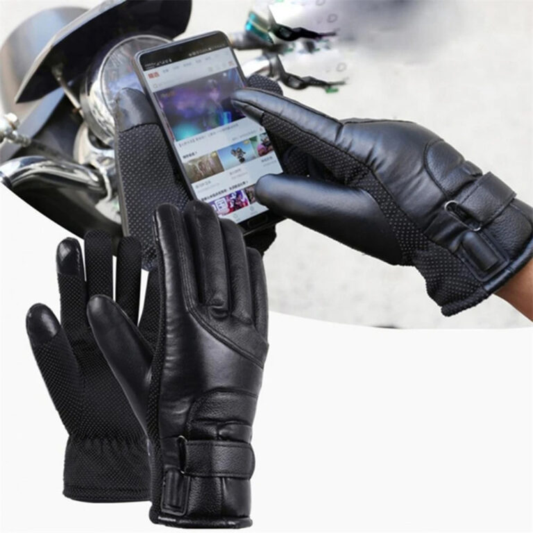 Кожаные перчатки с электрическим подогревом Užsisakykite Trendai.lt 7