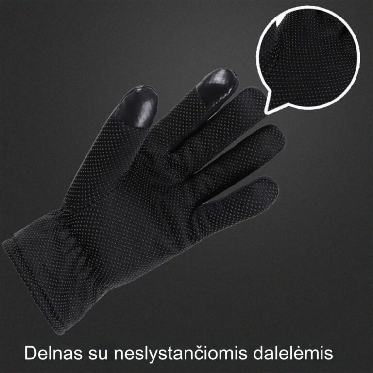 Кожаные перчатки с электрическим подогревом Užsisakykite Trendai.lt 10