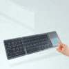 Мини складная беспроводная клавиатура с сенсорной поверхностью Užsisakykite Trendai.lt 35