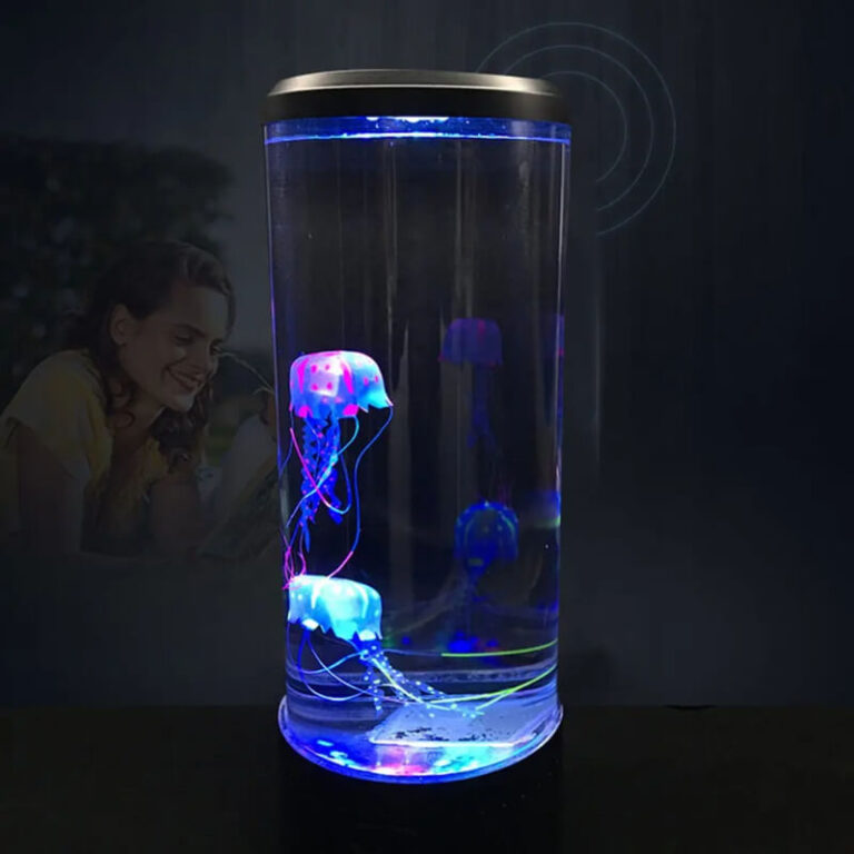 Портативная ночная светодиодная настольная лампа с имитацией медузы Užsisakykite Trendai.lt 6