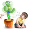 Танцующий кактус для детей, мягкая игрушка, которая поет и повторяет слова. Užsisakykite Trendai.lt 17
