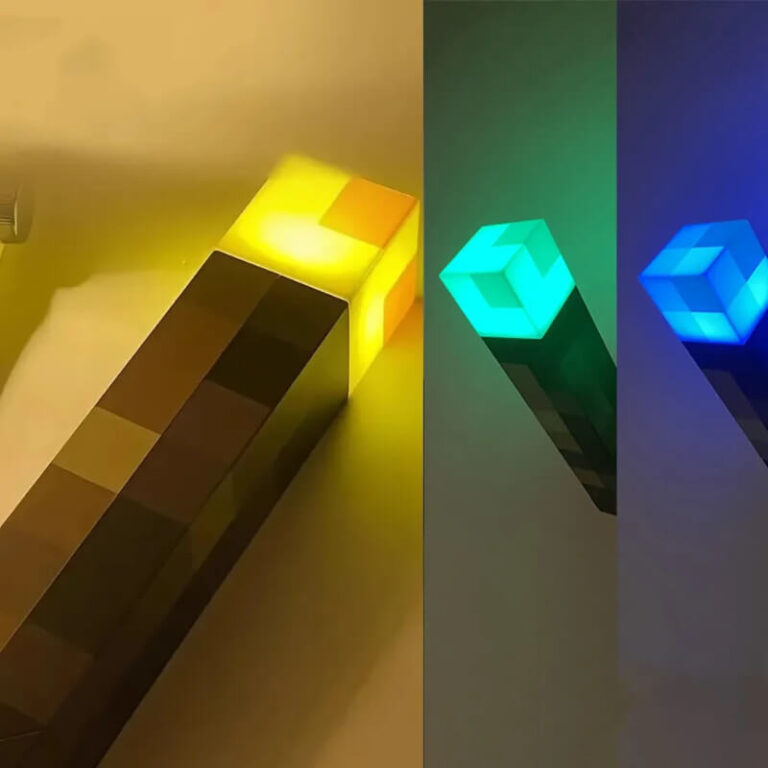Minecraft Light for Children Настольная лампа “Майнкрафт Факел” Užsisakykite Trendai.lt 8