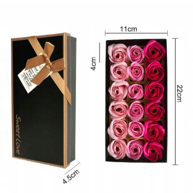 Ароматные мыльные розы в роскошной коробке 18 шт. Užsisakykite Trendai.lt 7
