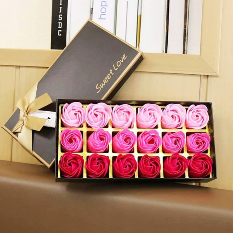 Ароматные мыльные розы в роскошной коробке 18 шт. Užsisakykite Trendai.lt 8