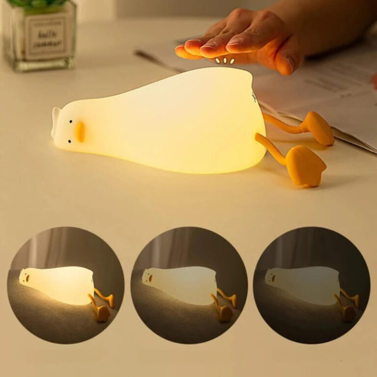 Портативная силиконовая лампа для детей: гусь, капибара, панда Užsisakykite Trendai.lt 5
