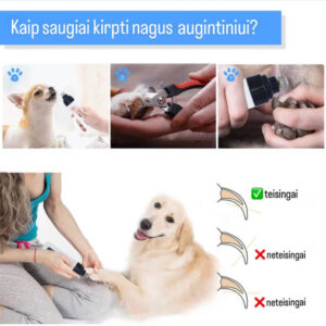 Электрическая перезаряжаемая шлифовальная машинка для ногтей для домашних животных Užsisakykite Trendai.lt 11